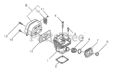 Shindaiwa 400 - Shindaiwa Chainsaw Cylinder