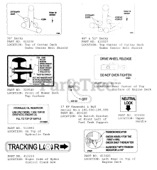 Exmark TT5217KA - Exmark 52" Turf Tracer Hydro Walk-Behind Mower, 17hp Kawasaki (SN: 190000 - 219999) (1999)
