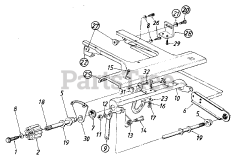 Wizard MTD 3236A09 (120-284E098) - Wizard Walk-Behind Mower (1990) (Western Auto)