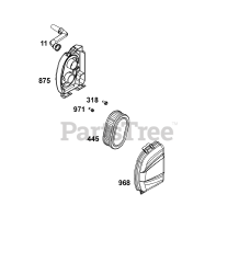 Briggs & Stratton 9P902-0029-H5 - Briggs & Stratton Vertical Engine Air Cleaner Group