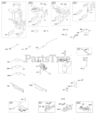 Briggs & Stratton 12R512-0114-B1 - Briggs & Stratton Vertical Engine Controls, Governor Spring, Ignition