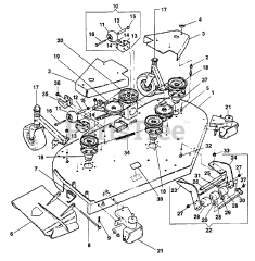 Snapper ZF 7301M (7084441) - Snapper 73" Mower Deck Assembly