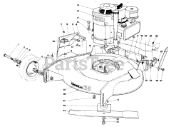 Toro 23022 - Toro 21" Whirlwind Hevi-Duty Walk-Behind Mower (SN: 003000001 - 003999999) (1983)