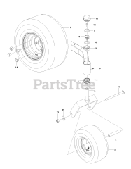 Husqvarna Z 248 F (967303602) - Husqvarna 48" Zero-Turn Mower (2015-01) WHEELS TIRES