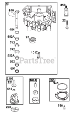 Briggs & Stratton 49T777-0006-B5 - Briggs & Stratton Vertical Engine