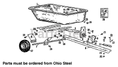 Troy-Bilt 14127 - Troy-Bilt Dump Cart Plastic Cart - 10 Cu Ft.