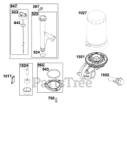 Briggs & Stratton 44S977-0041-G1 - Briggs & Stratton Vertical Engine Lubrication Group