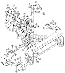Gravely 831034 - Gravely 48" Snow Blower for 7173H Tractor (SN: 000101 & Above)