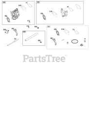 Briggs & Stratton 25T237-0325-H7 - Briggs & Stratton Horizontal Engine Carburetor and Fuel Supply Group