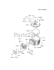 Kawasaki FJ180V-CS18 - Kawasaki Engine CYLINDER/CRANKCASE