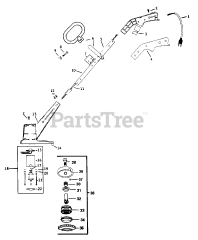 Weed Eater 829 - Weed Eater String Trimmer, Electric TRIMMER ASSEMBLY