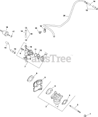 Kohler CV13-21538 - Kohler Command PRO Engine, Made for Scag, 13hp, 9.7kW Fuel System 8-27-250