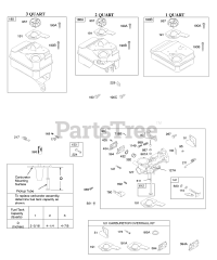 Briggs & Stratton 91212-1237-E1 - Briggs & Stratton Horizontal Engine Carburetor, Carburetor Overhaul Kit, Fuel Supply