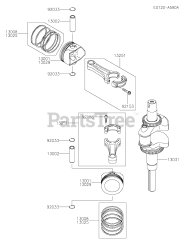 Kawasaki FXT00V-CS44 - Kawasaki Engine PISTON/CRANKSHAFT