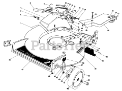 Toro 20672 - Toro Walk-Behind Mower (SN: 003000001 - 003999999) (1983)