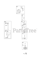 Briggs & Stratton 218707-0373-E1 - Briggs & Stratton Vertical Engine Cams, Crankshaft, Oil, Piston