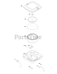 Briggs & Stratton 305447-0191-B5 - Briggs & Stratton Horizontal Engine Air Cleaner Group