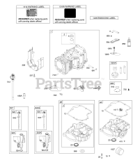 Briggs & Stratton 21R707-0035-B5 - Briggs & Stratton Vertical Engine Cylinder, Engine Sump, Lubrication, Oil Fill