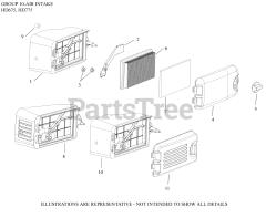 Kohler HD775-3003 - Kohler HD Series Engine, Basic Version, 7.75 ft-lbs, 173cc 10 Air Intake