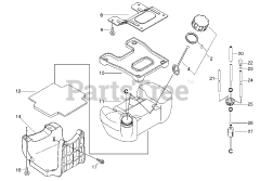 Echo CLS-5000 - Echo Clearing Saw Fuel Tank