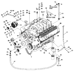 Generac QT10068KNSNA - Generac 100kW Home Standby Generator (SN: 5500181 - 5593197) (2009) Engine Common Parts L/H Side (6.8L CPL) (0F3016)
