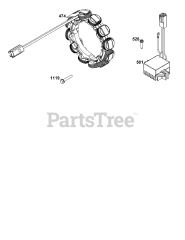 Briggs & Stratton 10V337-0020-F1 - Briggs & Stratton Horizontal Engine