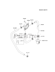 Kawasaki FS691V-AS14 - Kawasaki Engine FUEL-TANK/FUEL-VALVE