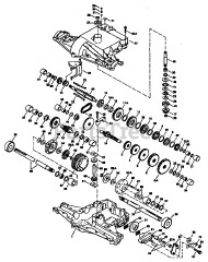 Poulan Pro PP 1844 - Poulan Pro Lawn Tractor TRANSAXLE - PEERLESS MODEL NUMBER 820-016