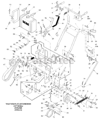 Scag SW32-13KA - Scag 32" Walk-Behind Mower, 13hp Kawasaki (SN: 6100001 - 6109999) Handle Assembly