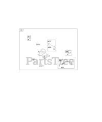 Briggs & Stratton 304447-0323-E1 - Briggs & Stratton Horizontal Engine