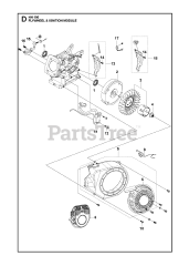 Husqvarna 587981302 (587981304) - Husqvarna Engine FLYWHEEL &amp; IGNITION MODULE