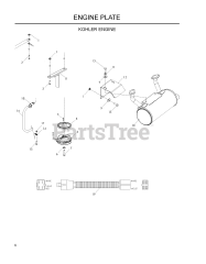 Husqvarna LZ 25 (968999772) - Husqvarna Zero-Turn Mower (2008-05) ENGINE PLATE 2
