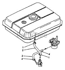 Echo EG-4300 E - Echo Generator Fuel Line