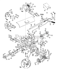 Toro 58100 - Toro 26" Tiller (SN: 008000001 - 008999999) (1968)