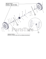 Ariens 921076 (PB 28) - Ariens 28" Power Brush, Ariens AX 212cc engine (SN: 000101 & Above)