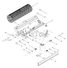 White Outdoor 190-825-101 - White Outdoor 30" Hydraulic Tiller Attachment (2000)