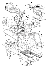 MTD 132-530-000 - MTD Lawn Tractor with 32" or 38" Decks (1992)