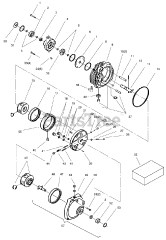 Toro 73471 (518 xi) - Toro Garden Tractor (SN: 000000001 - 000999999) (2000) Transmission Assembly