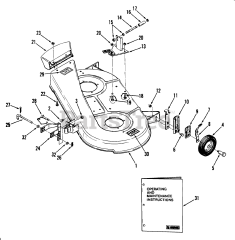 Toro 23-08BP01 (A-81) - Toro Rear-Engine Riding Mower (1982)