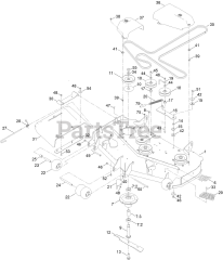 Toro 76440 TA (MR 4800) - Toro 48" Titan Zero-Turn Mower (SN: 417200000 - 417399999) 48in Deck and Decal Assembly
