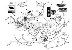 Toro 05-42SY02 - Toro 42" Side-Discharge Mower Deck (SN: 010000001 - 019999999) (1991)