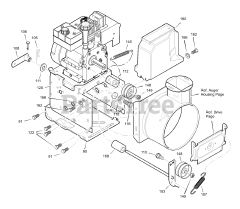 Murray 629108x5A - Murray 29" Snow Thrower (2002) Frame