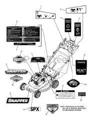 Snapper SPXV 2270EFC (7800775) - Snapper 22" Walk-Behind Mower, 7hp