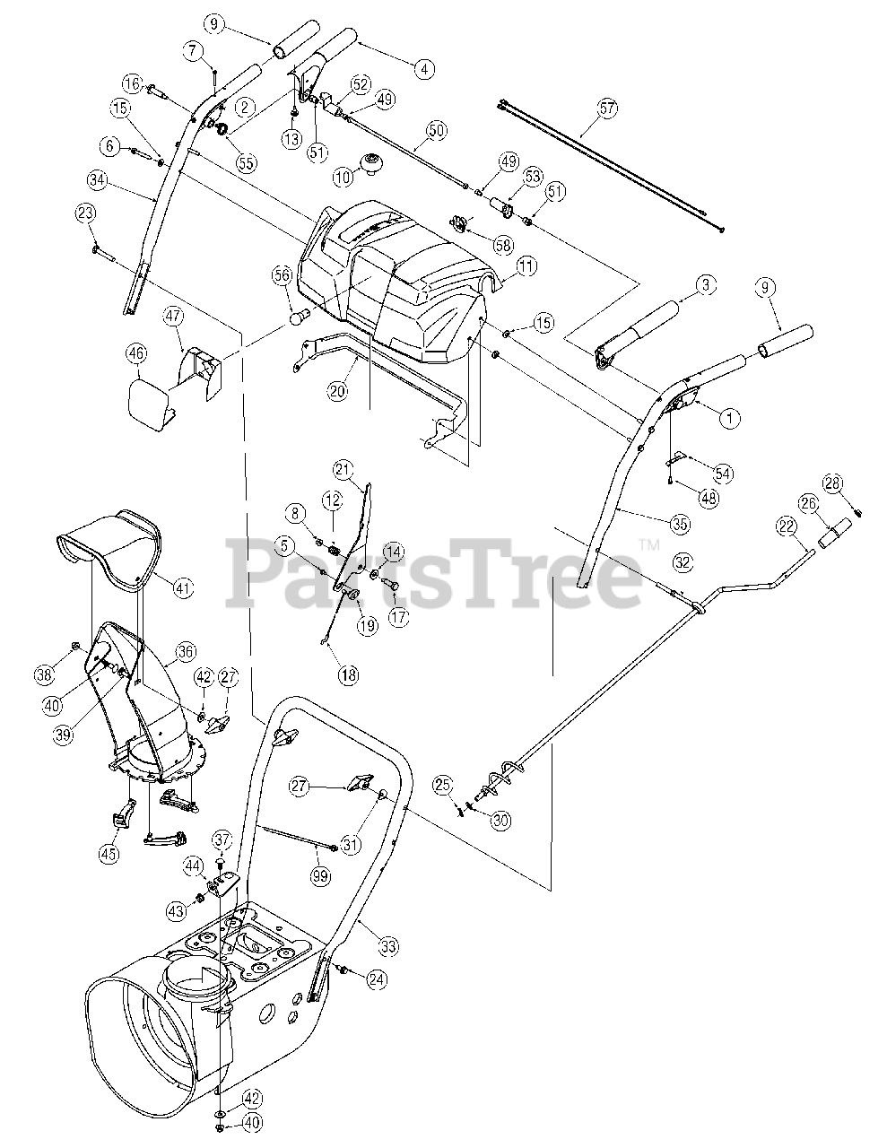 Ranch King 31AE6FHG705 Ranch King Snow Thrower (20052) (Mid States