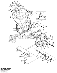Simplicity 5C (1692203) - Simplicity Chipper Shredder Housing &amp; Rotor Group - Up to Serial No. 5000