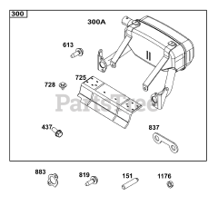 Briggs & Stratton 359447-0120-E1 - Briggs & Stratton Horizontal Engine