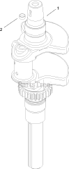 Toro 14AK81RK544 (GT 2300) - Toro Garden Tractor (SN: 1A186H30000 & Above) (2006) Crankshaft Assembly Kohler SV735-0011
