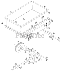 Toro UW-641 - Toro Utility Wagon (1961) Parts List For Uw-64