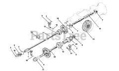 BCS America 605 - BCS America Two-Wheeled Tractor Gears (SN: 150000 - 150738)