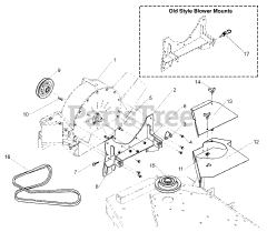 Simplicity 5300250 - Simplicity Blower Mount for 61" Non iCD Mower